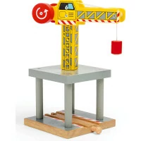 Bigjigs Rail Velký jeřáb žlutý