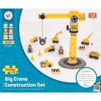 Bigjigs Rail Jeřáb a stavební stroje