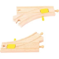 Bigjigs Rail Přehazovací výhybka 2 ks