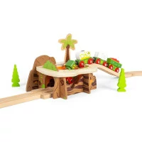 Bigjigs Rail Tunel lávová jáma