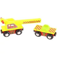 Bigjigs Rail Vagón s jeřábem