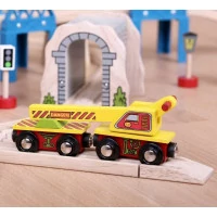 Bigjigs Rail Vagón s jeřábem