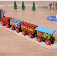 Bigjigs Rail Osobní vlak + 2 koleje
