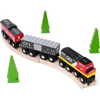 Bigjigs Rail CN nákladní vlak + koleje