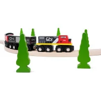 Bigjigs Rail CN nákladní vlak + koleje