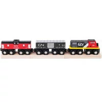 Bigjigs Rail CN nákladní vlak + koleje