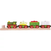 Bigjigs Rail Dinosauří vláček + 3 koleje