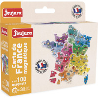 Jeujura Magnetická mapa Francie