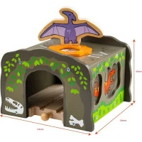 Bigjigs Rail Dinosauří tunel T-Rex