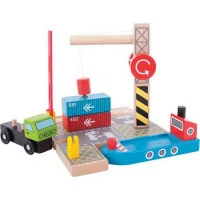 Bigjigs Rail Kontejnerové překladiště
