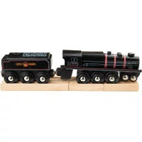 Bigjigs Rail Dřevěná replika lokomotivy Black 5 engine