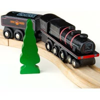 Bigjigs Rail Dřevěná replika lokomotivy Black 5 engine