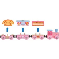 Bigjigs Rail Sladký expres + 3 koleje