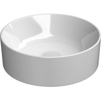 GSI KUBE X keramické umyvadlo na desku, průměr 40cm, bílá ExtraGlaze 942611