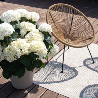 Voděodolný polštář do zahradního křesla ACAPULCO 90x105 cm - grafitový