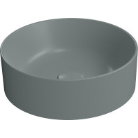 GSI KUBE X keramické umyvadlo na desku, průměr 40cm, agave mat 942604