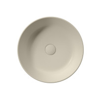 GSI KUBE X keramické umyvadlo na desku, průměr 40cm, creta mat 942608