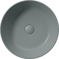 GSI KUBE X keramické umyvadlo na desku, průměr 40cm, agave mat 942604