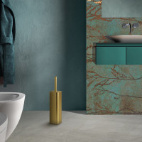 Gedy JACK WC štětka na postavení, zlato mat 133488
