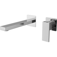 Sapho CUBEMIX podomítková dvouprvková umyvadlová baterie, chrom CM008