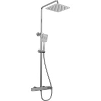 Sapho CUBEMIX sprchový sloup s pákovou baterií, chrom CM139