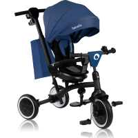 LIONELO Tříkolka 2v1 Tris Plus Blue Denim