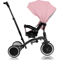LIONELO Tříkolka 2v1 Tris Plus Pink Rose