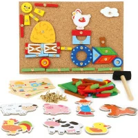 small foot Dřevěná kreativní hra farma