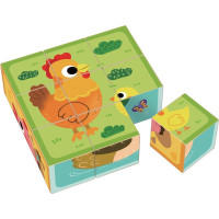 2Kids Toys Dřevěné kostky Farma