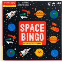 Mudpuppy Magnetická desková hra Vesmírné bingo