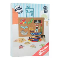 small foot Dřevěná kreativní hra piráti