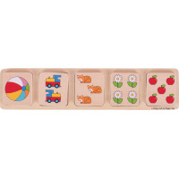 Bigjigs Toys Vkládací puzzle počítání