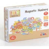 Tidlo Dřevěné magnetické číslice 100ks