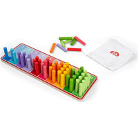 Bigjigs Toys Duhové počítací tyčinky