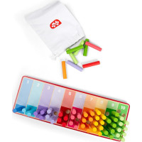 Bigjigs Toys Duhové počítací tyčinky
