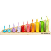 Bigjigs Toys Duhové počítadlo
