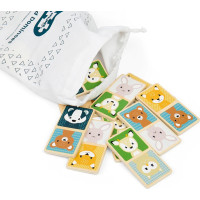 Bigjigs Toys Domino lesní zvířátka