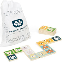 Bigjigs Toys Domino lesní zvířátka
