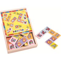 Bigjigs Toys Dřevěné domino se zvířátky