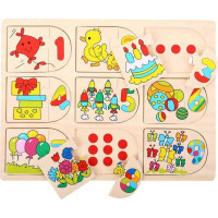 Bigjigs Toys Obrázkové počítací puzzle