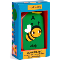 Mudpuppy ABC španělsko-anglické karty na kroužku 27 ks