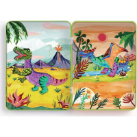 Mudpuppy Magnetická stavebnice Dino Mix-Up