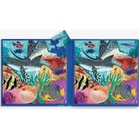 Mudpuppy Magnetické puzzle Hlubiny moří 2x20 dílků
