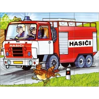 Dino Dřevěné kostky Mašinka