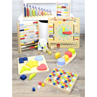 small foot Edukativní matematické dílky v boxu XL