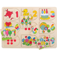 Bigjigs Toys Obrázkové počítací puzzle