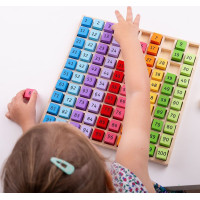 Bigjigs Toys Zásobník Dřevěná čísla