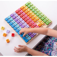 Bigjigs Toys Zásobník Dřevěná čísla