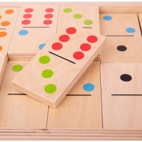 Bigjigs Toys Velké dřevěné domino