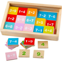 Bigjigs Toys Sčítání a odčítání v krabičce